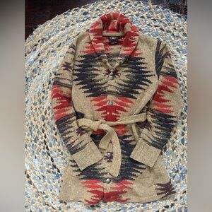 Double RL RRL Hand Knit Cardigan size 4